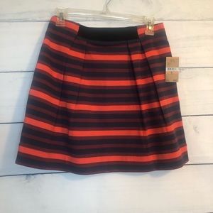 NWT Rachel Roy Dewberry Stripe Mini Skirt Small